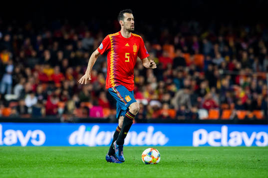 Sergio Busquets of Spain