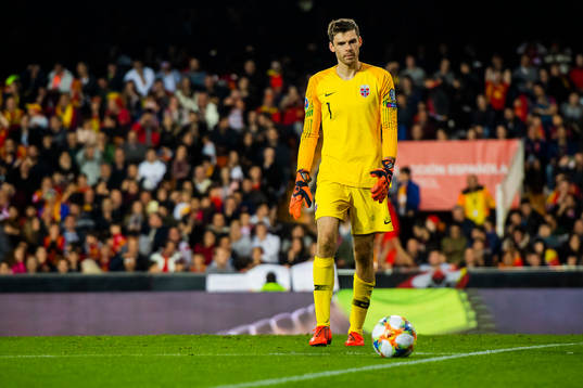 Goalkeeper Rune Almenning Jarstein of Norway