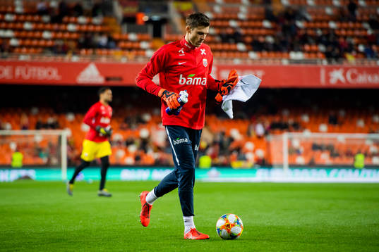 Goalkeeper Rune Almenning Jarstein of Norway