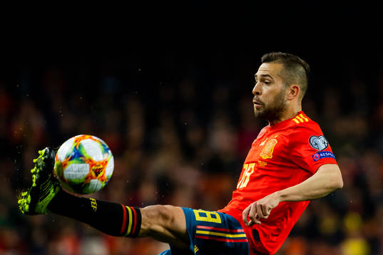 Jordi Alba of Spain