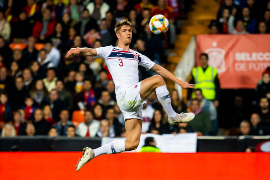 Kristoffer Ajer of Norway