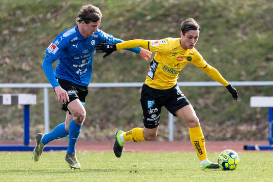 Elfsborgs Jonathan Levi och Halmstads Alexander Berntsson