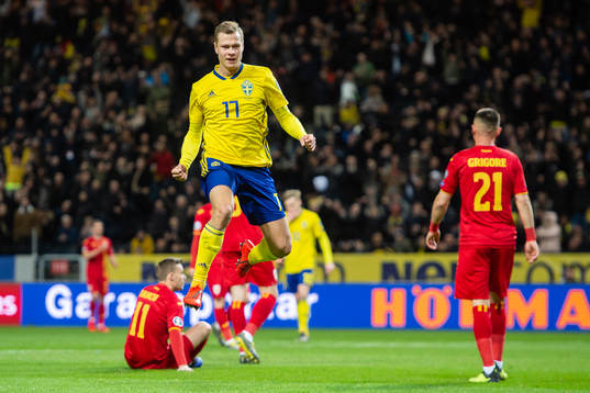 Viktor Claesson of Sweden celebrates