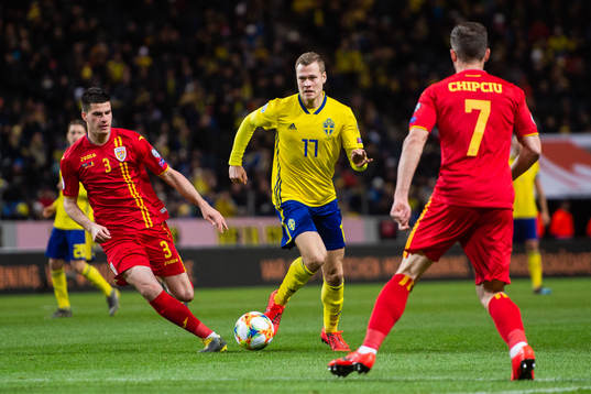 Viktor Claesson of Sweden and Tudor Baluta of Romania