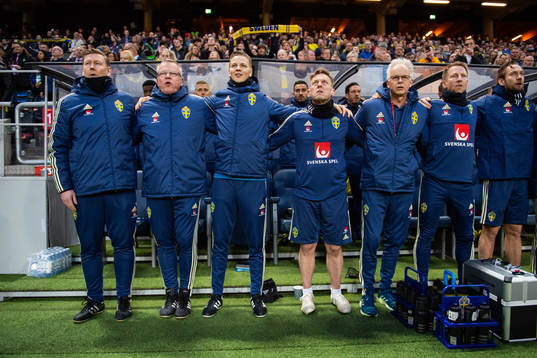 Assistant coach Peter Wettergren, head coach Janne