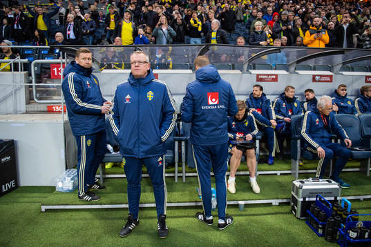 Head coach Janne Andersson of Sweden