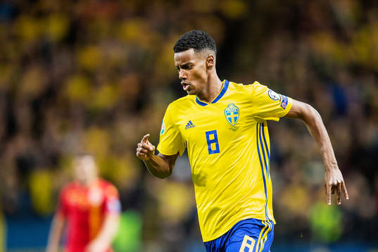 Alexander Isak of Sweden