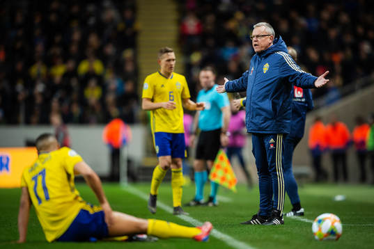 Head coach Janne Andersson of Sweden