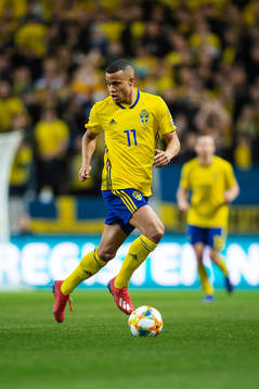 Robin Quaison of Sweden