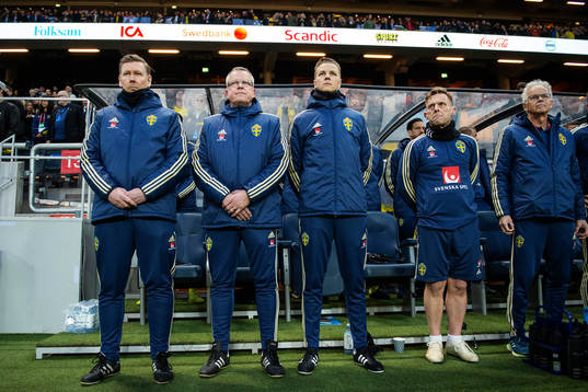 Assistant coach Peter Wettergren, head coach Janne