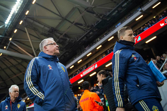Head coach Janne Andersson of Sweden