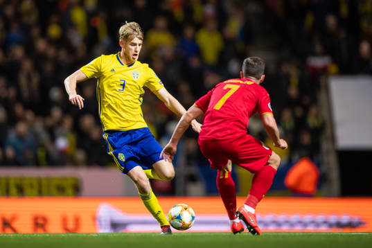 Filip Helander of Sweden and Alexandru Chipciu of Romania