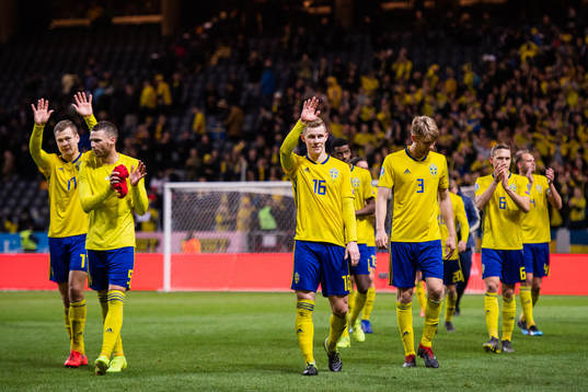 Viktor Claesson, Marcus Berg, Emil Krafth, Filip Helander