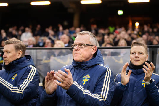 Assistant coach Peter Wettergren, head coach Janne