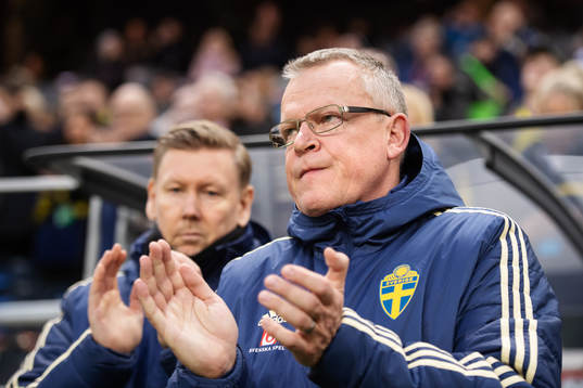 Assistant coach Peter Wettergren and head coach Janne