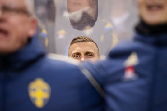 Goalkeeper Karl-Johan Johnsson of Sweden