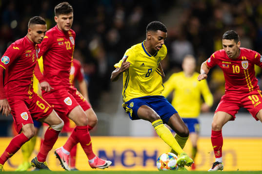 Alexander Isak of Sweden
