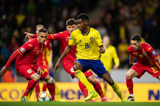 Alexander Isak of Sweden