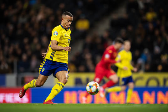 Robin Quaison of Sweden