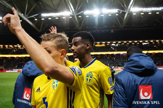 Alexander Isak of Sweden