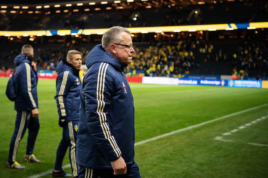 Head coach Janne Andersson of Sweden