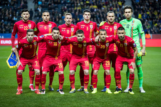 The starting eleven of Romania Cristian Sapunaru, Cristian
