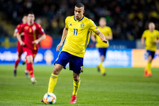 Robin Quaison of Sweden
