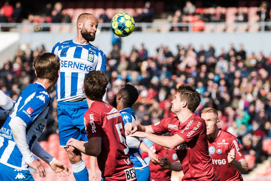 IFK Göteborgs Robin Söder med en nick
