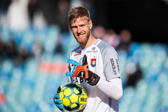 Örgrytes målvakt Fredrik Andersson