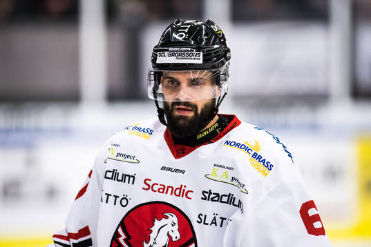 Vita Hästens Mattias Beck  deppar