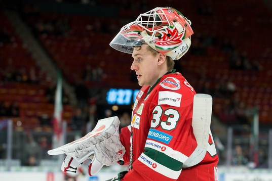 Frölundas målvakt Johan Mattsson