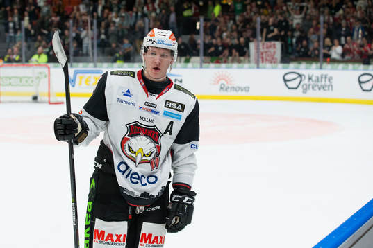 Malmö Redhawks Emil Sylvegård deppar