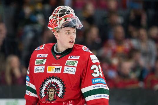 Frölundas målvakt Johan Mattsson