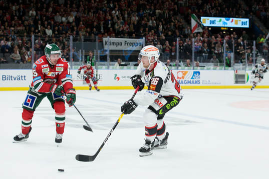 Frölundas Anders Grönlund och Malmö Redhawks Axel