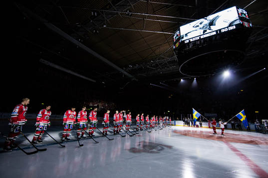 Frölunda hedrar minnet av Leif "Blixten" Henriksson innan