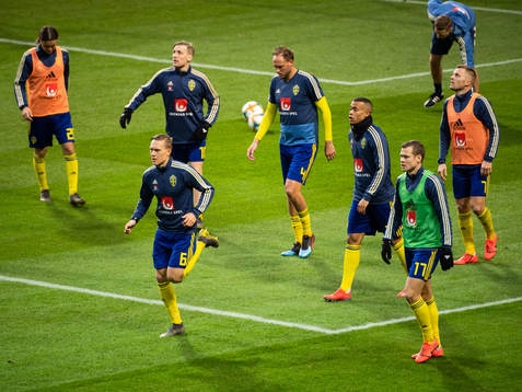 Emil Forsberg, Ludwig Augustinsson, Andreas Granqvist,
