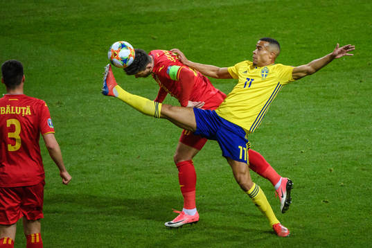 Robin Quaison of Sweden