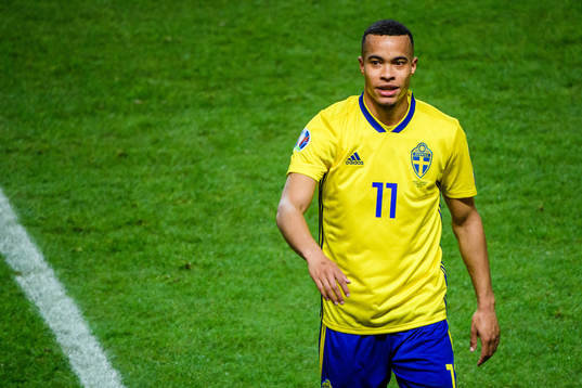 Robin Quaison of Sweden