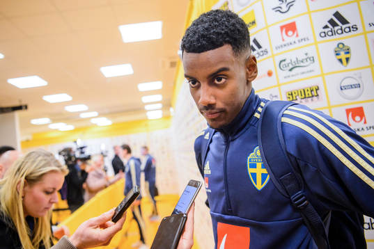 Alexander Isak of Sweden