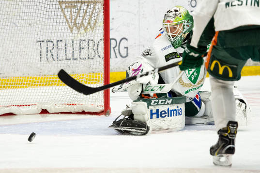 Färjestads målvakt Markus Svensson