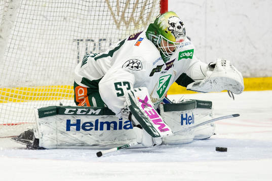 Färjestads målvakt Markus Svensson
