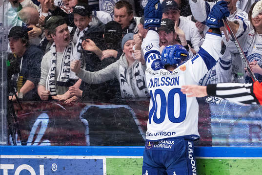 Leksands Martin Karlsson jublar