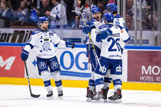 Leksands Daniel Gunnarsson jublar
