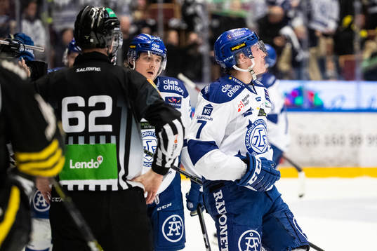 Leksands Lucas Nordsäter jublar