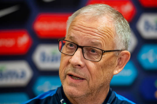 Lars Lagerbäck, head coach of Norway