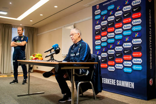 Lars Lagerbäck, head coach of Norway
