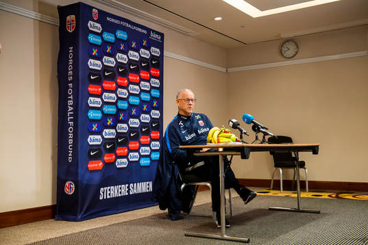 Lars Lagerbäck, head coach of Norway
