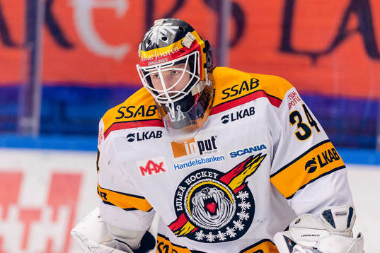 Luleås målvakt Joel Lassinantti