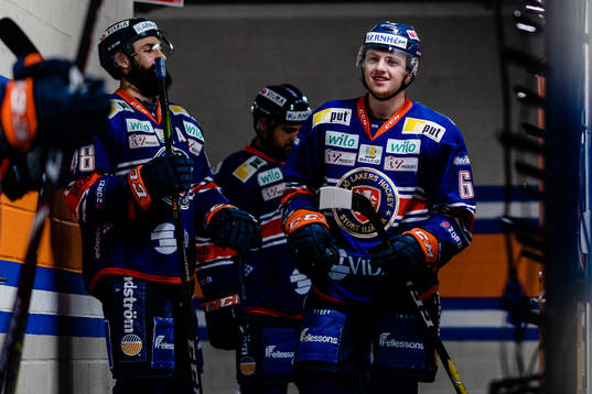 Växjös Linus Högberg före kvartsfinal 2 i SM-slutspelet