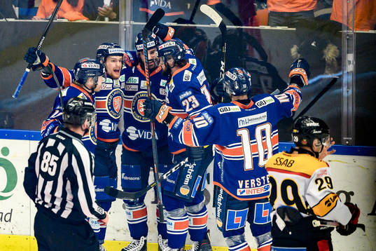 Växjös Brendan Shinnimin, Linus Fröberg och Roman Horak